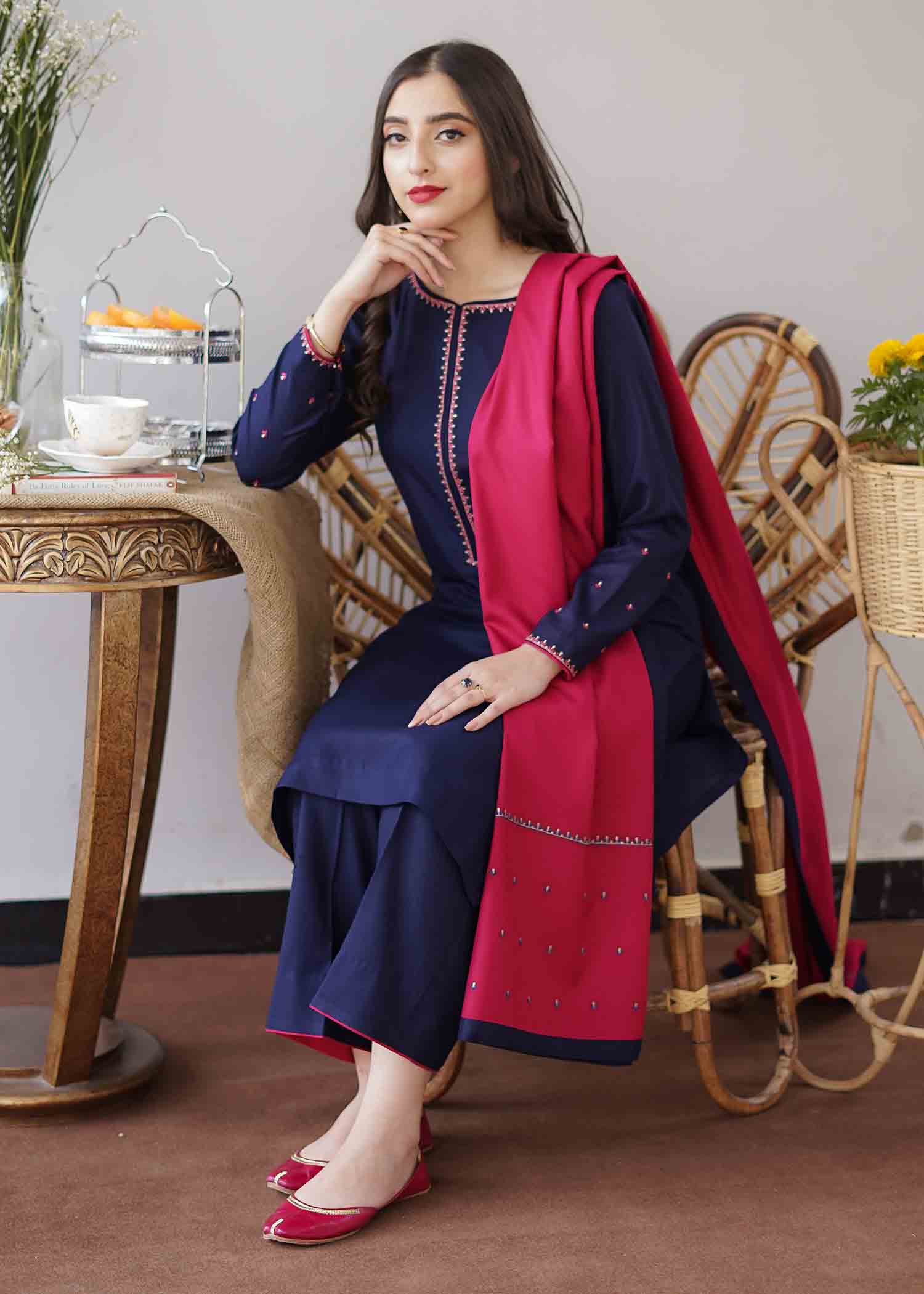 Aisling By Nirmal Blueberry Women 3pcs