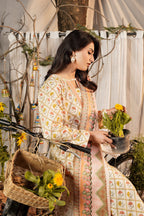 Safwa 3P Printed Suit Lawn Pret ( Ready To Wear ) Women 3pcs