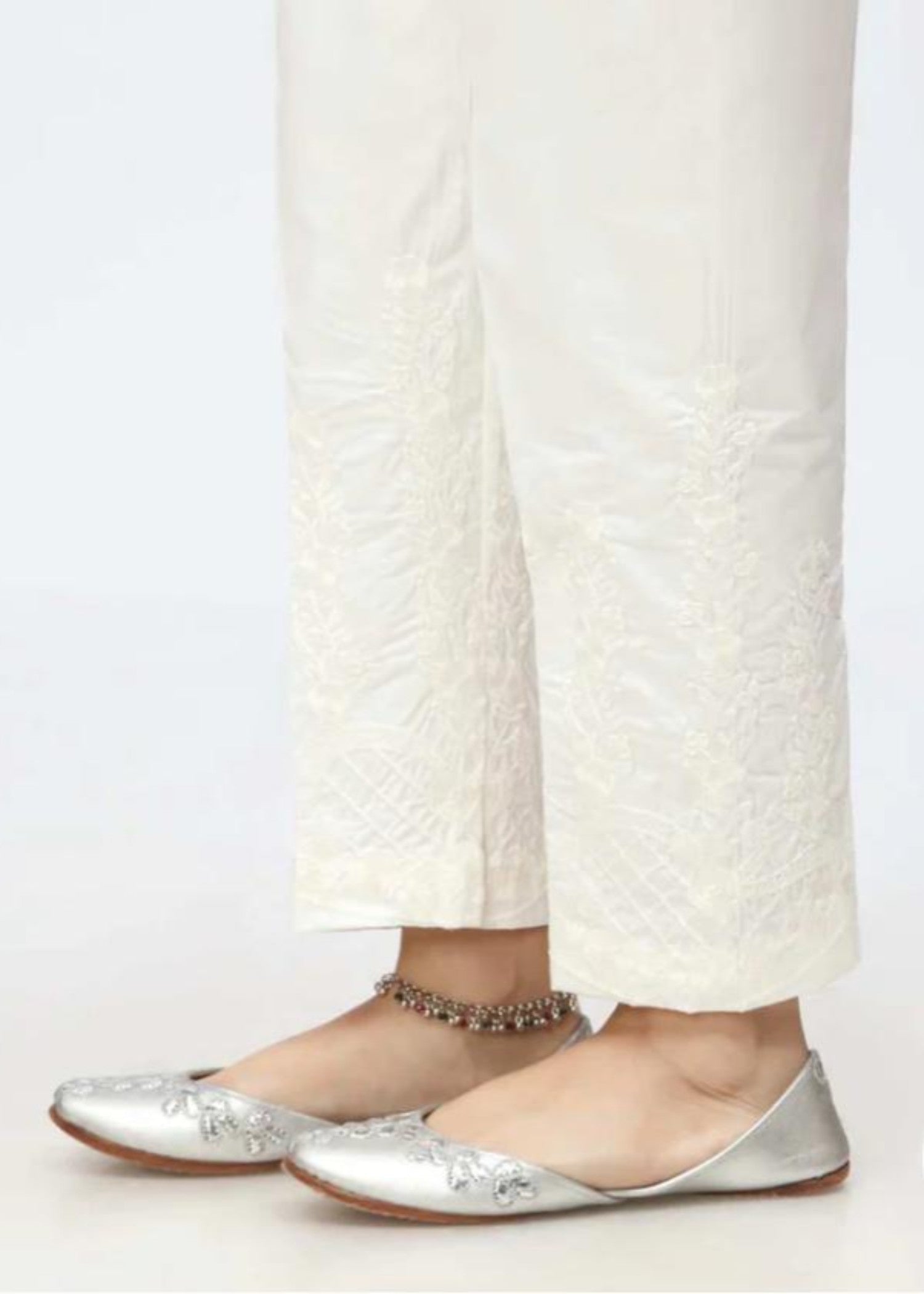 Rangeenz Embroidered Trouser M I D Z W Women 1pcs