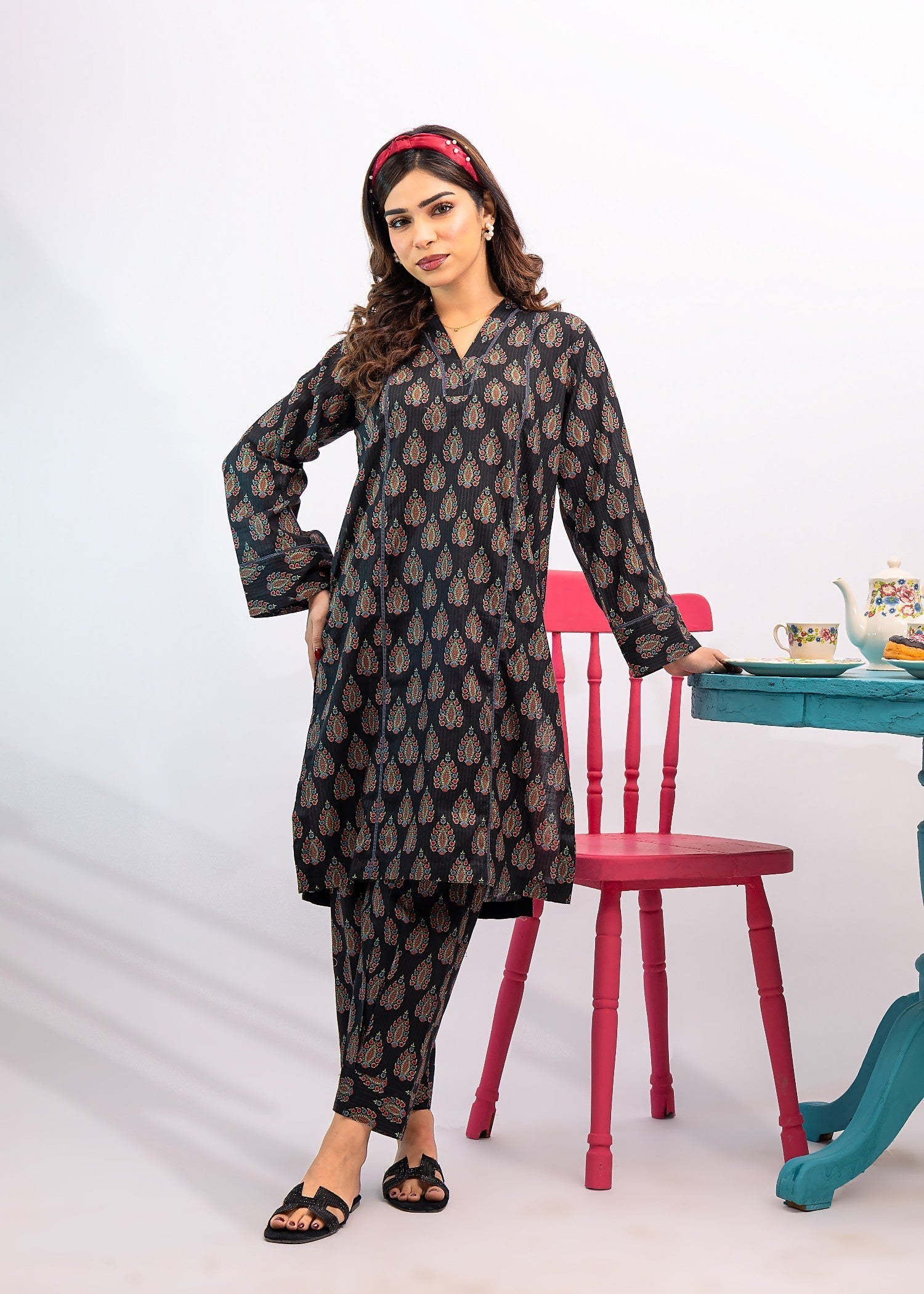 Mahrukh Gul Couture & Rakhtaa Dark Mode 010 Women 2pcs