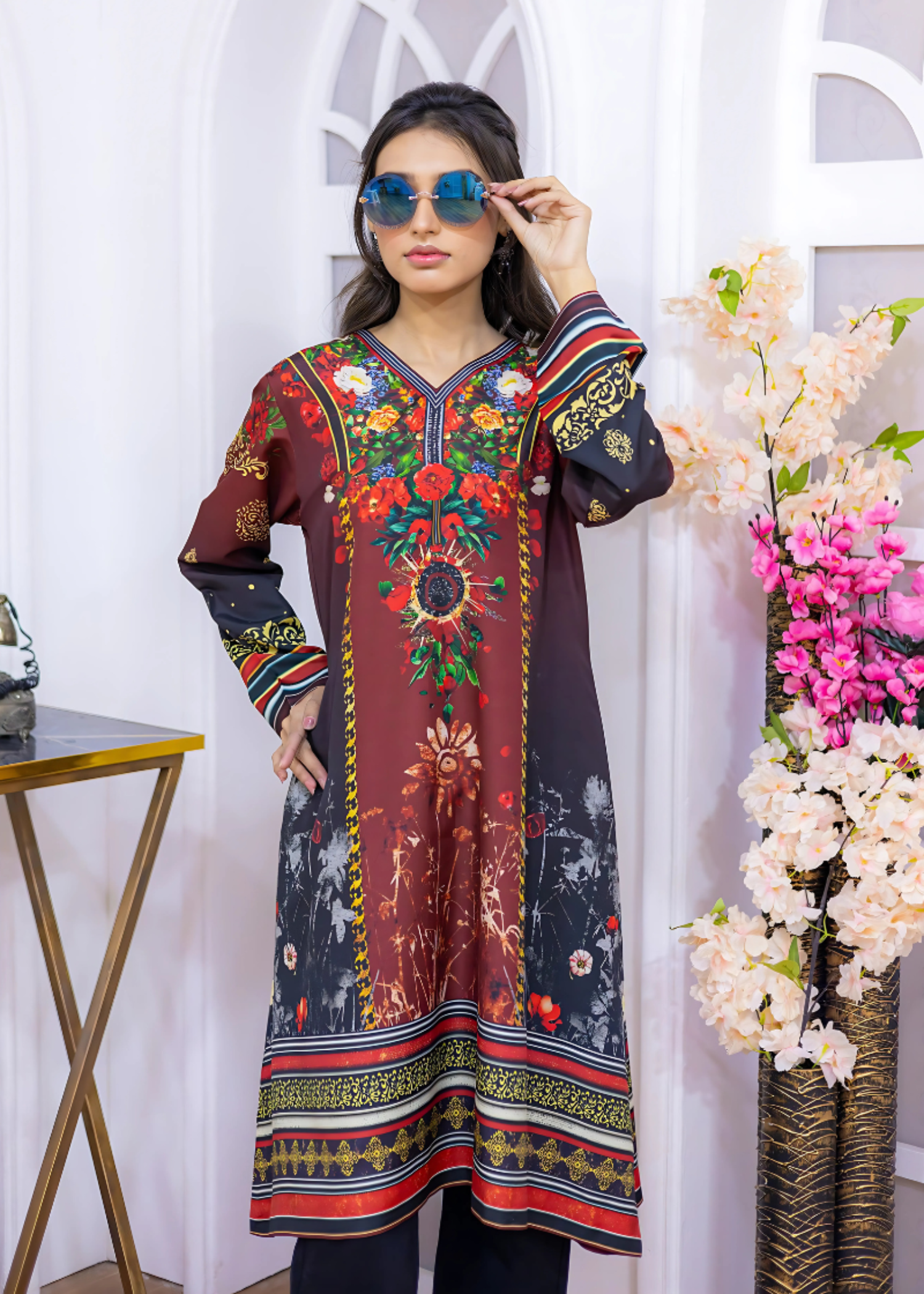 Posheri Ghulabi Shirt Women 1pcs