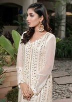 Rang-e-Haya Ufaq/White Women 4pcs