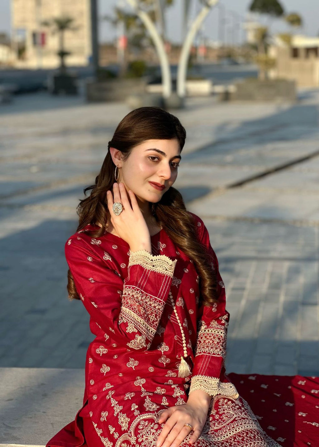 Rangoon Clothing Sleein Maroon Women 3pcs