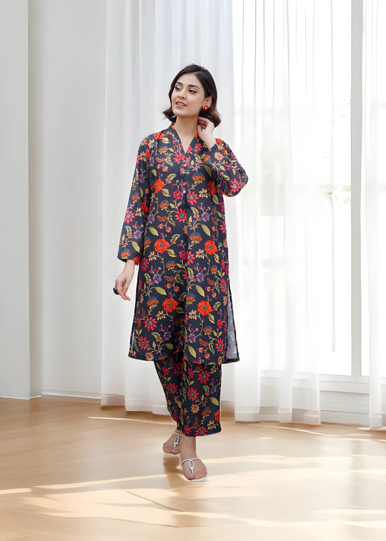 Tawakal Closet Multi Leafs Women 2pcs