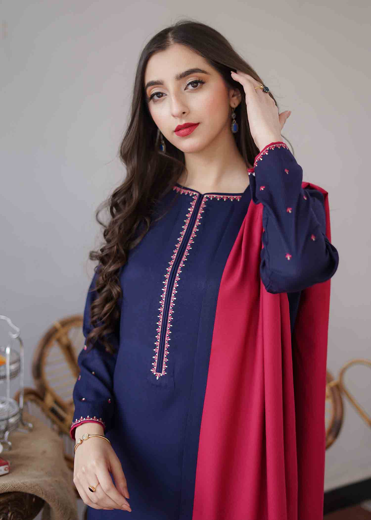 Aisling By Nirmal Blueberry Women 3pcs