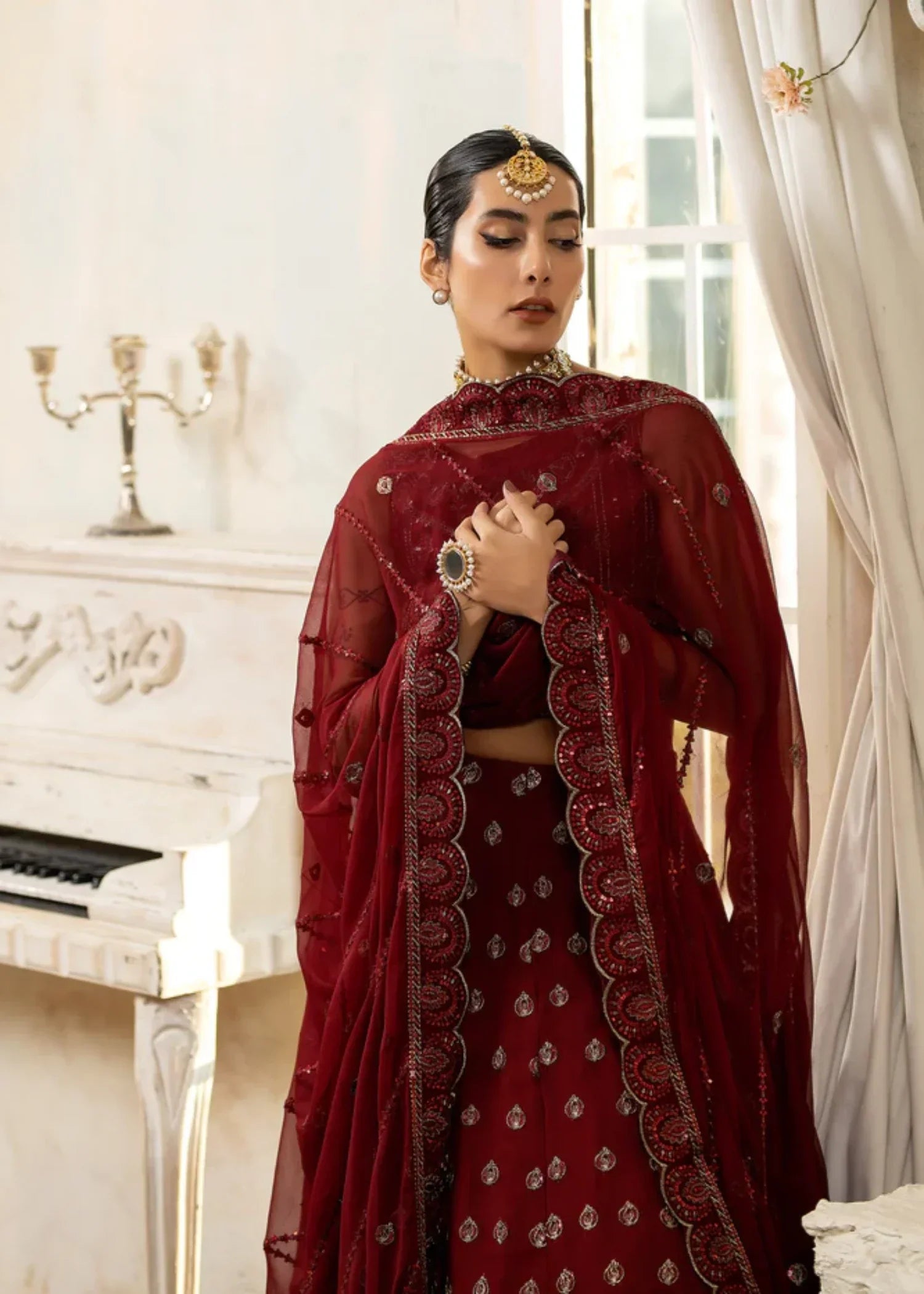 Mohagni ROSETTE MGL 05 CHIFFON stitched Women 2pcs
