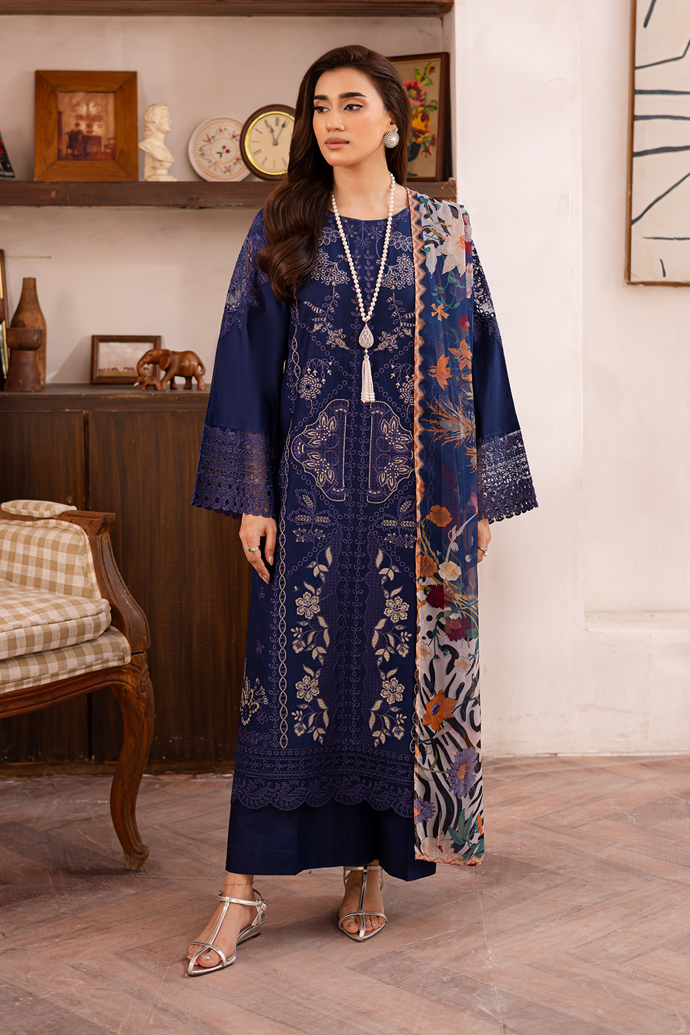 Esra Embroidered Lawn FL 25 01 Women 3pcs