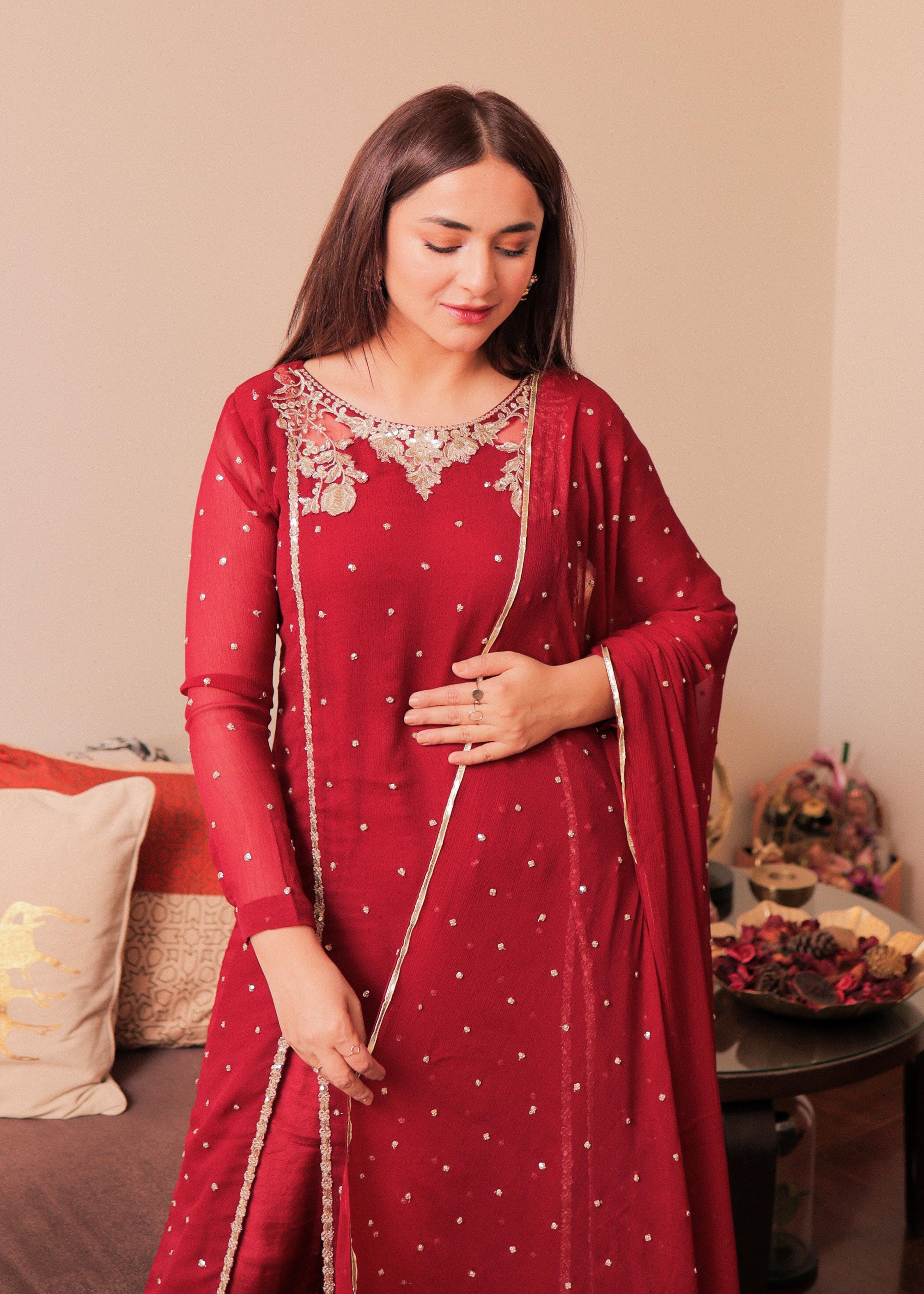 Agha Jaan Roop Women 3pcs