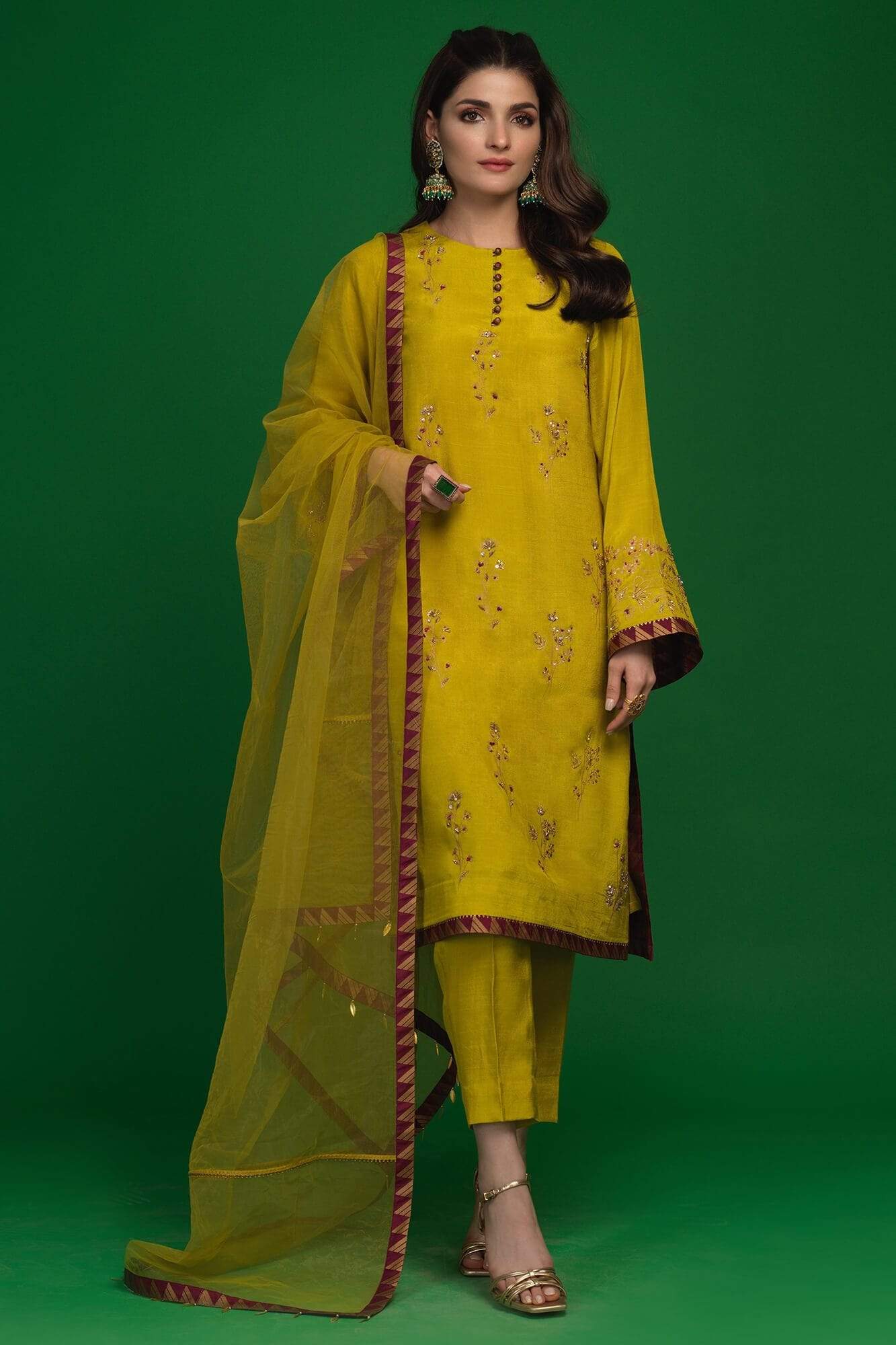 Zaaviay Dhanak (Three Piece) Women 3pcs