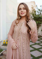 Rang-e-Haya Ufaq / Light Peach Women 4pcs
