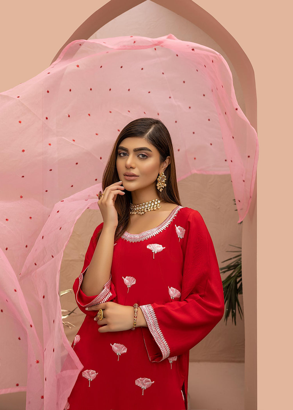 Asifa Asif Gulab Women 3pcs