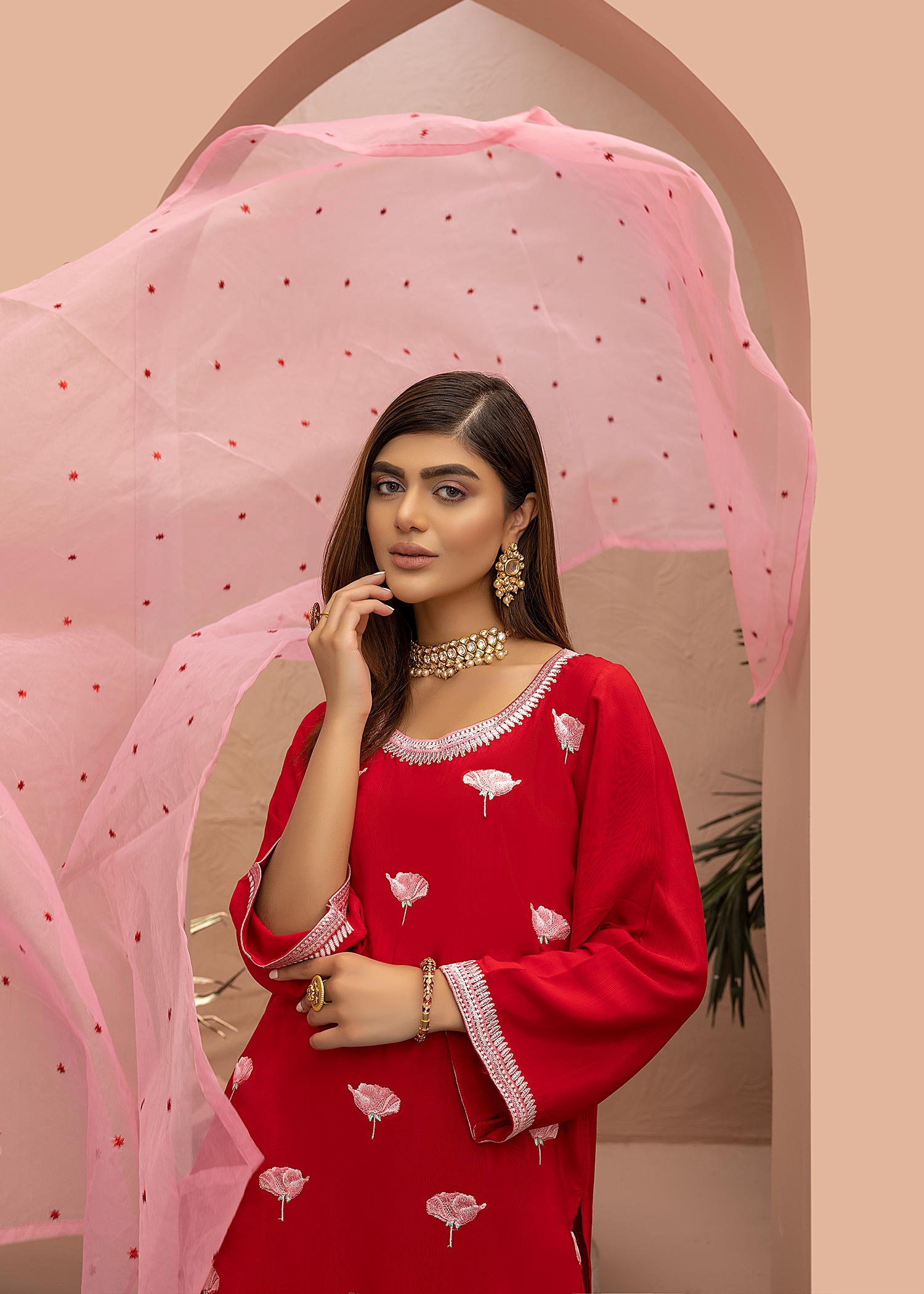 Asifa Asif Gulab Women 3pcs