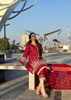 Rangoon Clothing Sleein Maroon Women 3pcs