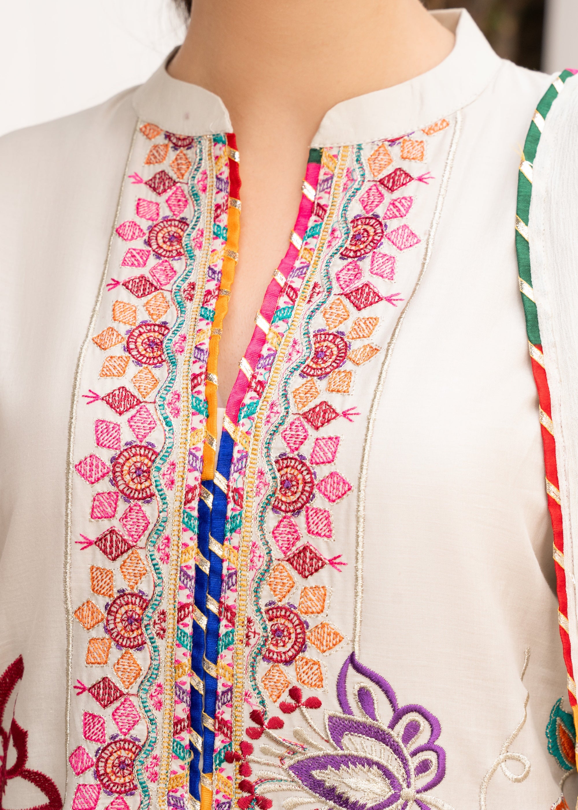 Sahibas By Mirza Albite White Women 3pcs