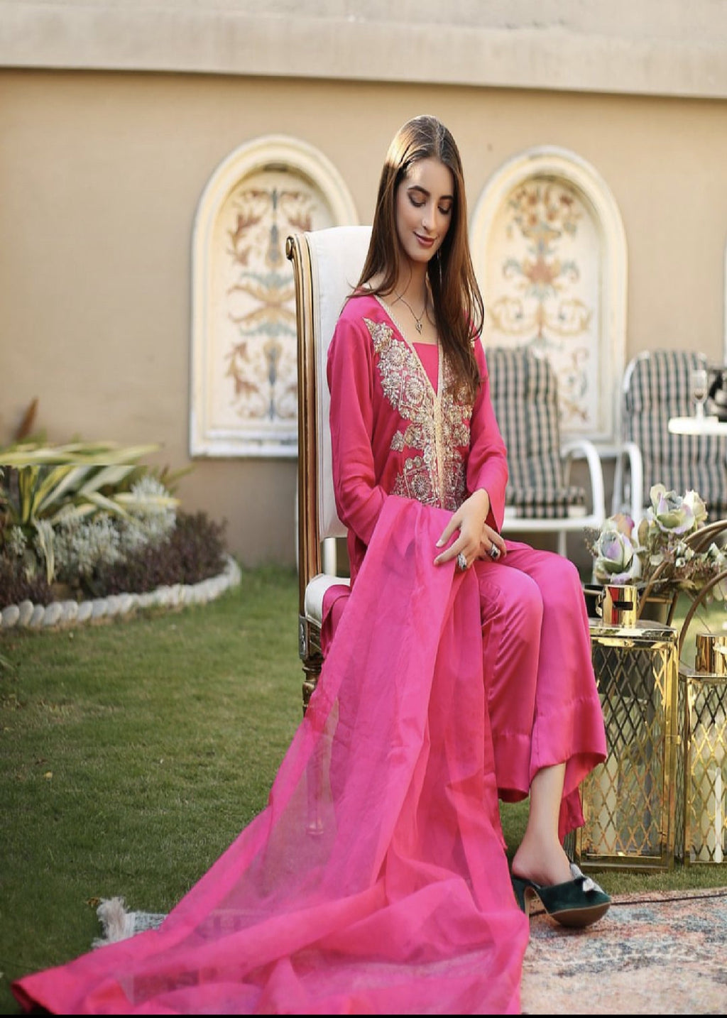 Muscat by Adeela Cherry lime Women 3pcs