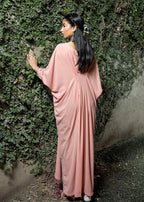 Kross Kulture Embroidered Self Textured Grip Kaftan Women 1pcs