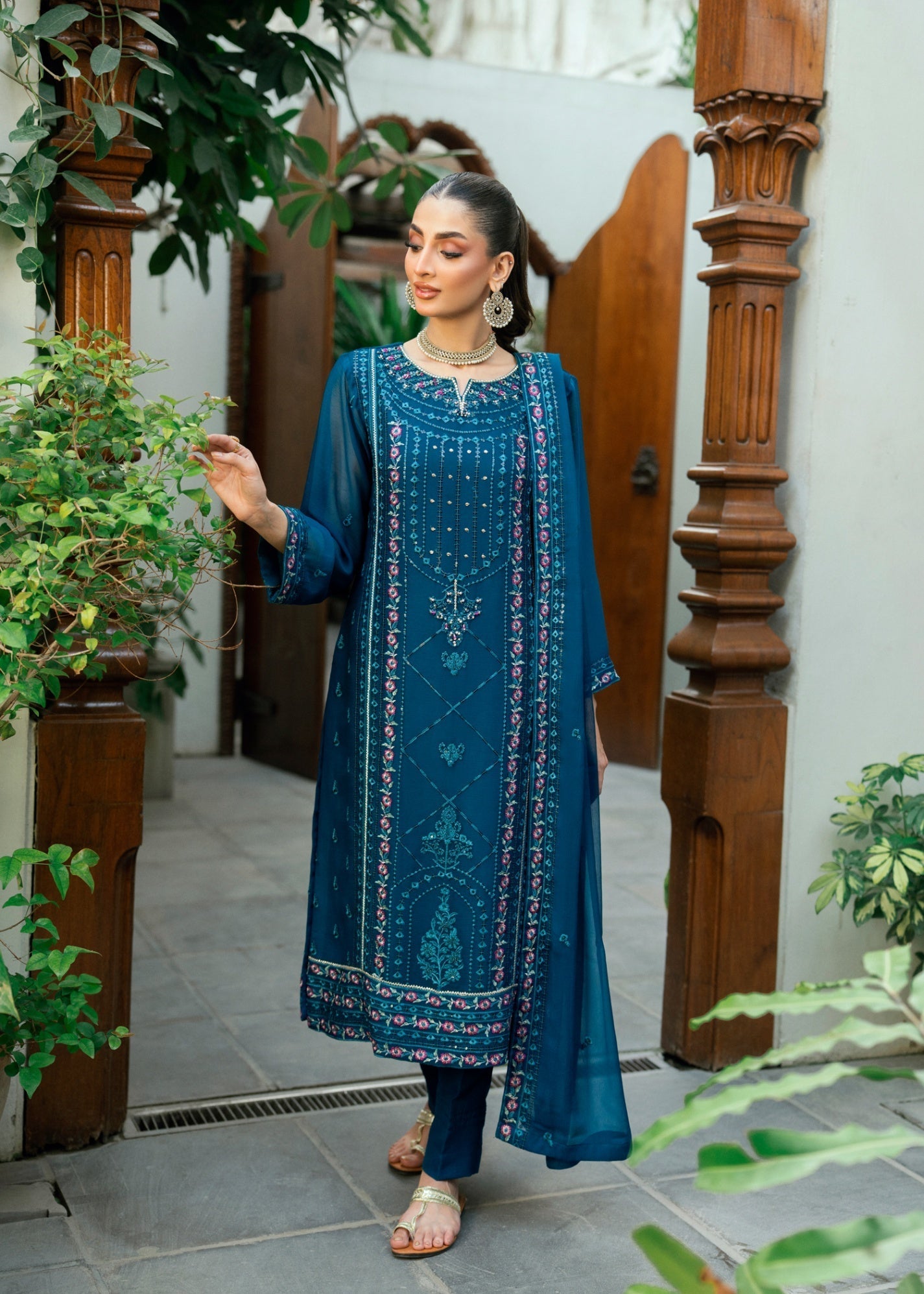 Shamooz Teal SEM 0841 Women 3pcs