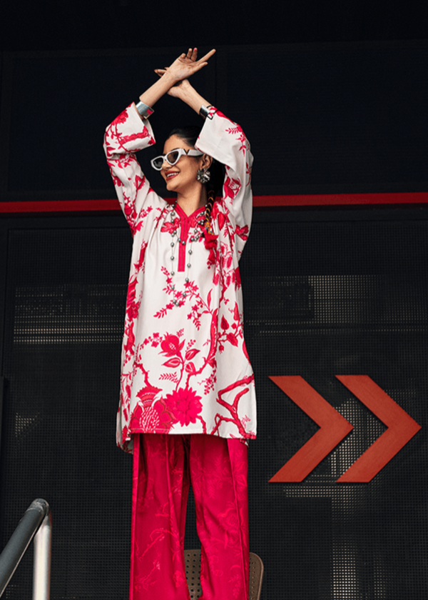 Kaanthaa Cherry Blossom – Stitched Women 2pcs