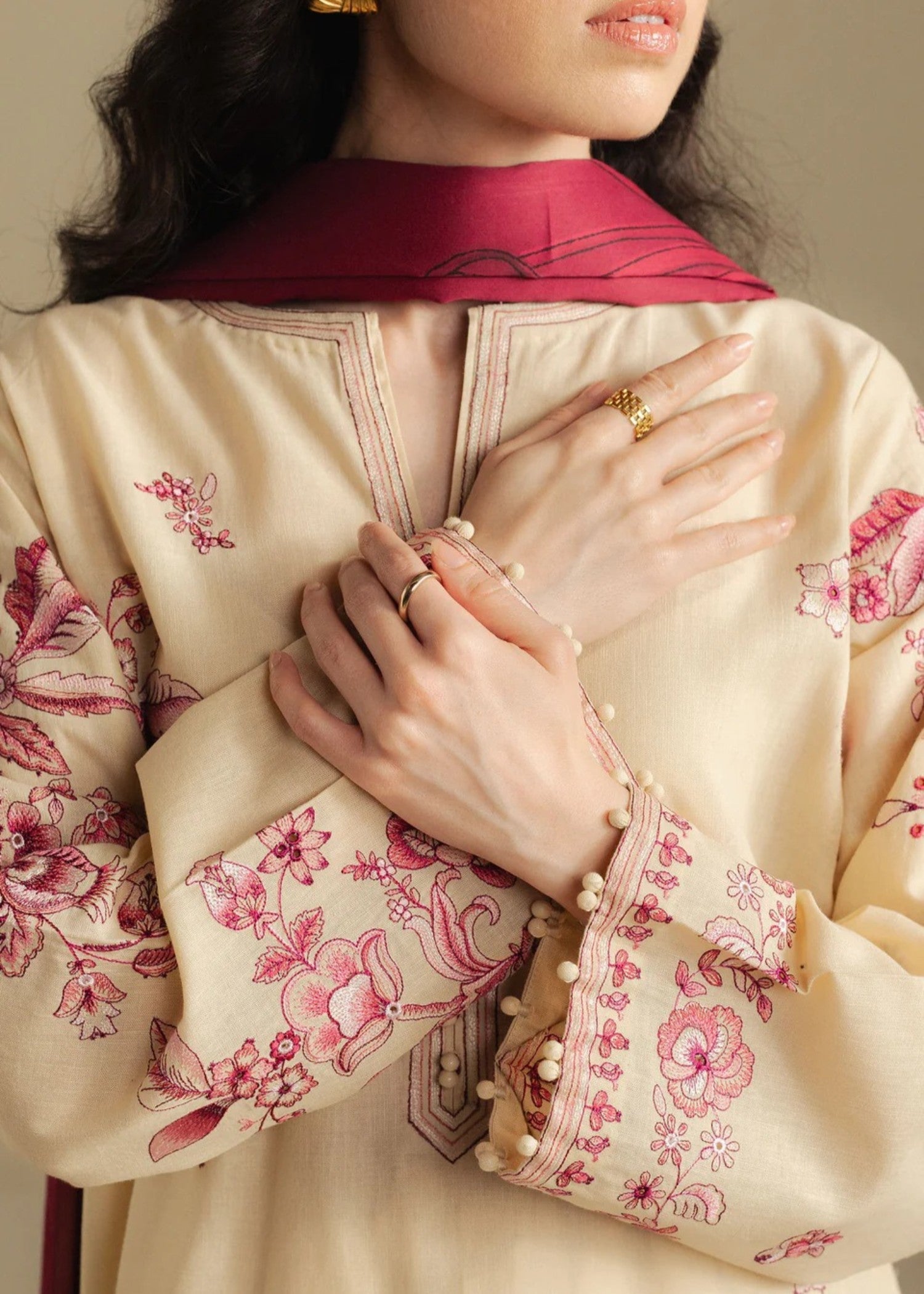 Chaudhary Arts Zawiya Women 3pcs