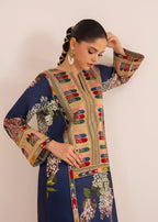 Rajdulari Kareena Blue Silk Kaftan Women 1pcs