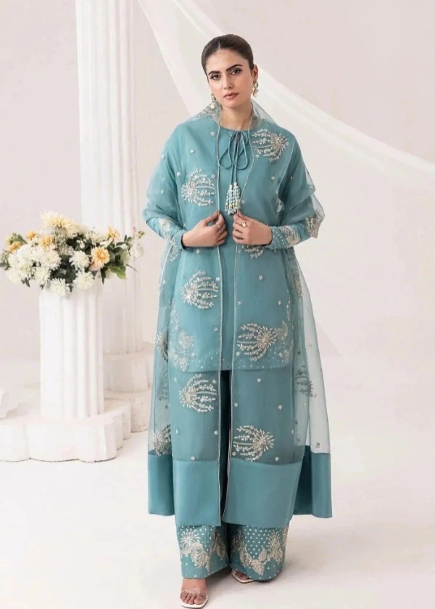 Chaudhary Arts Embrose Linen Women 3pcs