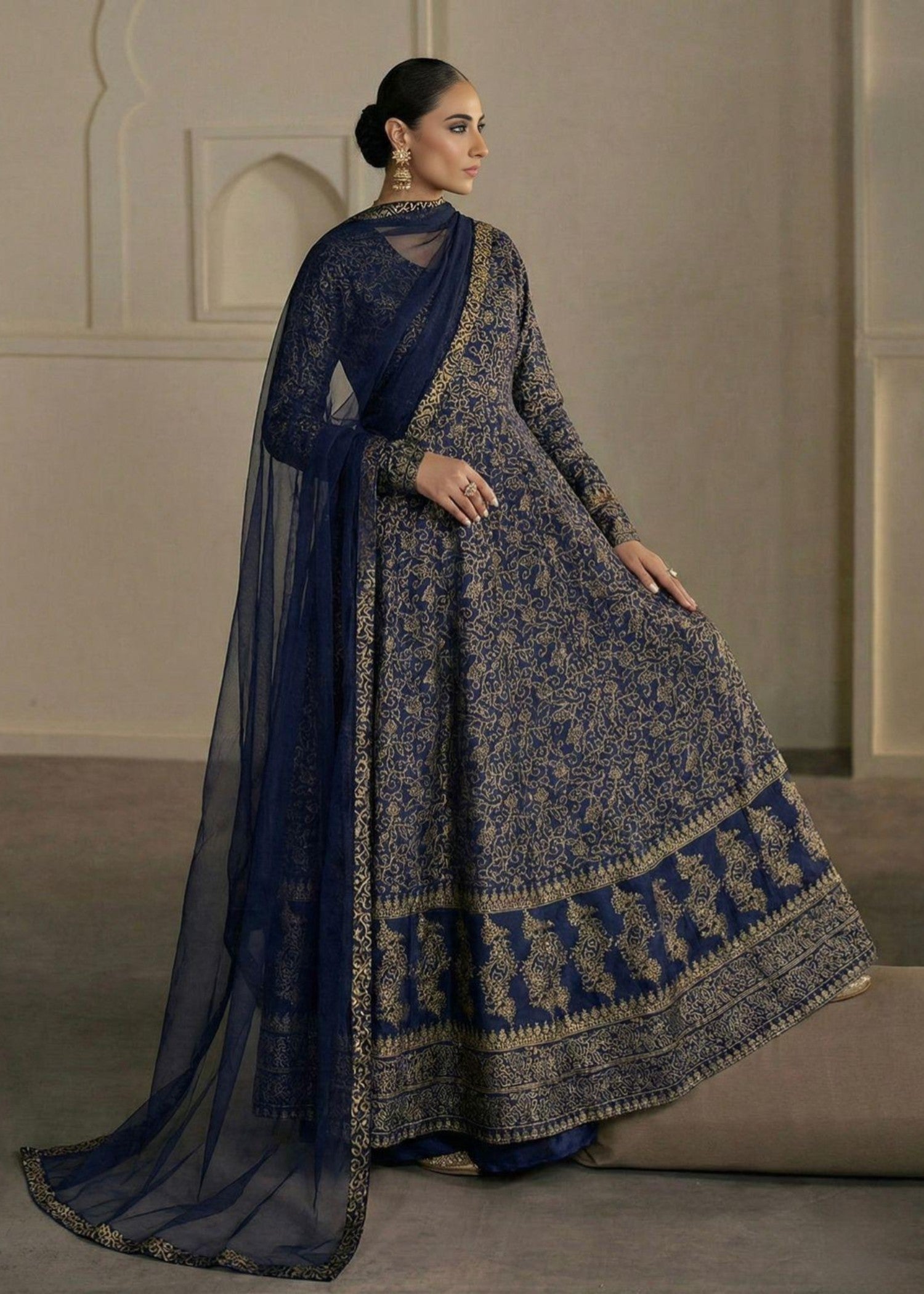 Libaas E Khaas Shehnai Blue Women 3pcs