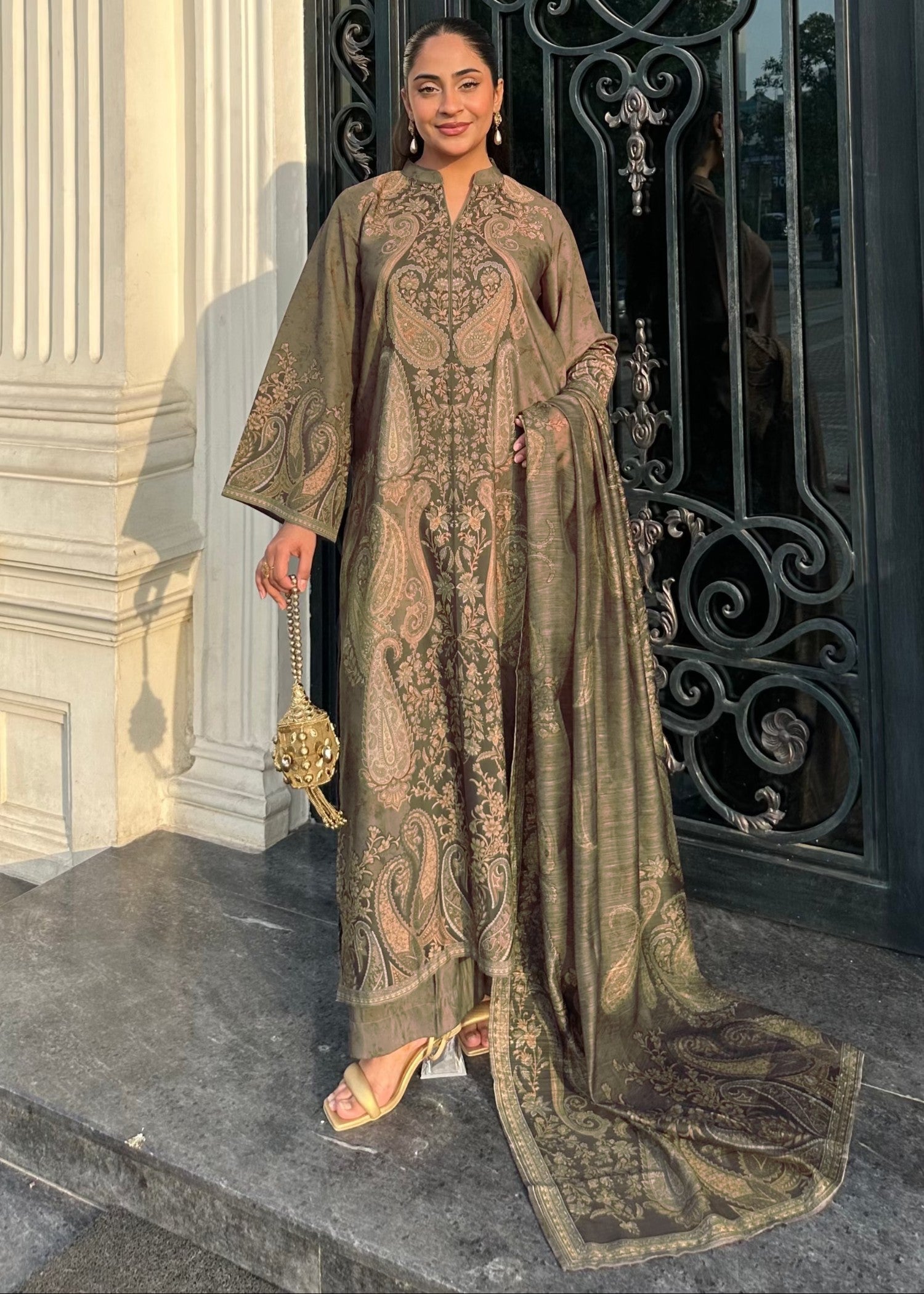 Mohagni GD 06 DULL RAW SILK Women 3pcs