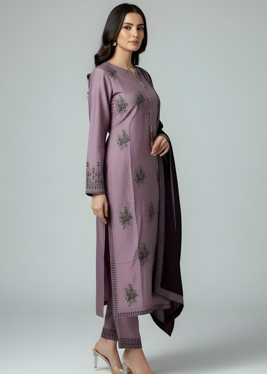 Khubsurat Libas ZOYA EMBROIDERY DRESS Women 3pcs