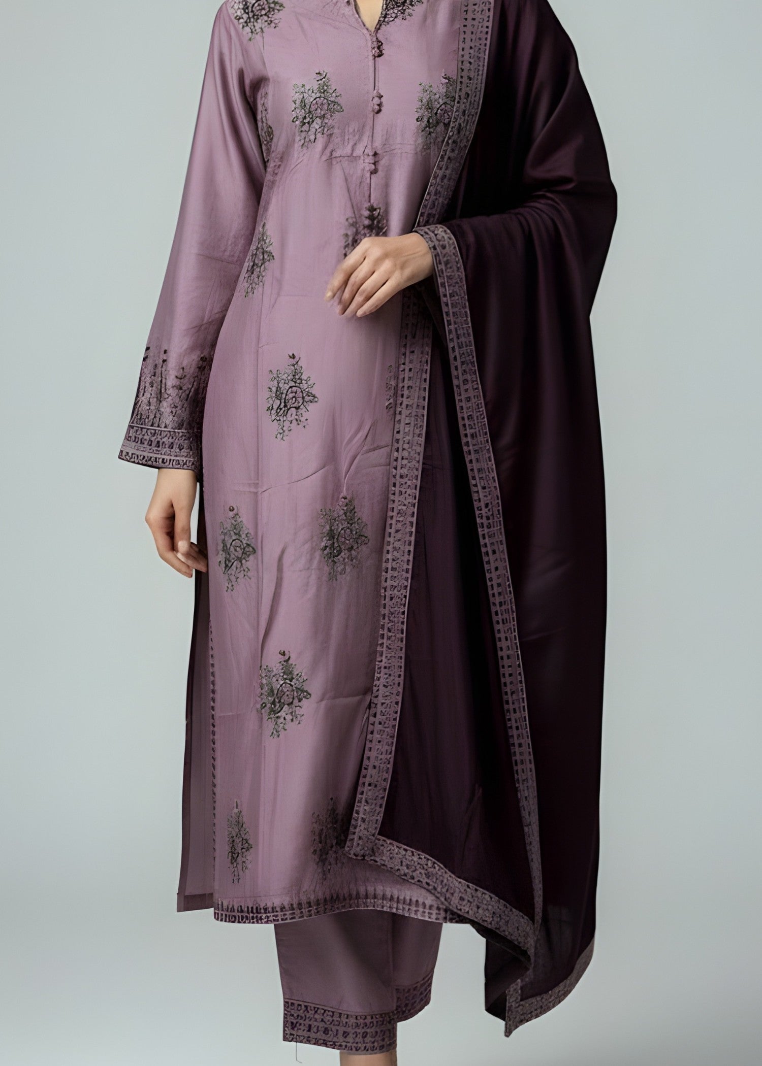 Khubsurat Libas ZOYA EMBROIDERY DRESS Women 3pcs