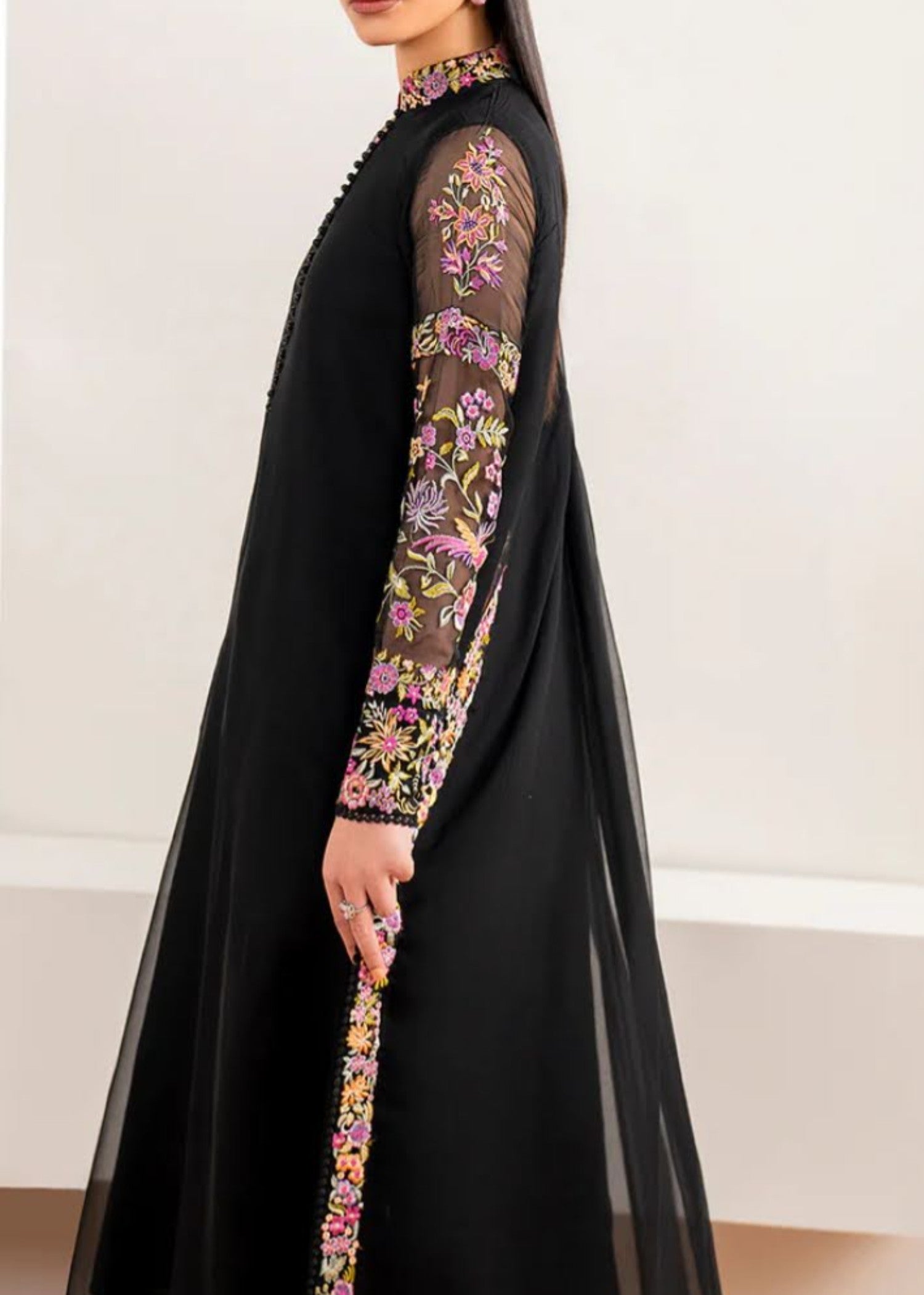 Rangoon Clothing RUBAB MIDNIGHT BALCK Women 3pcs