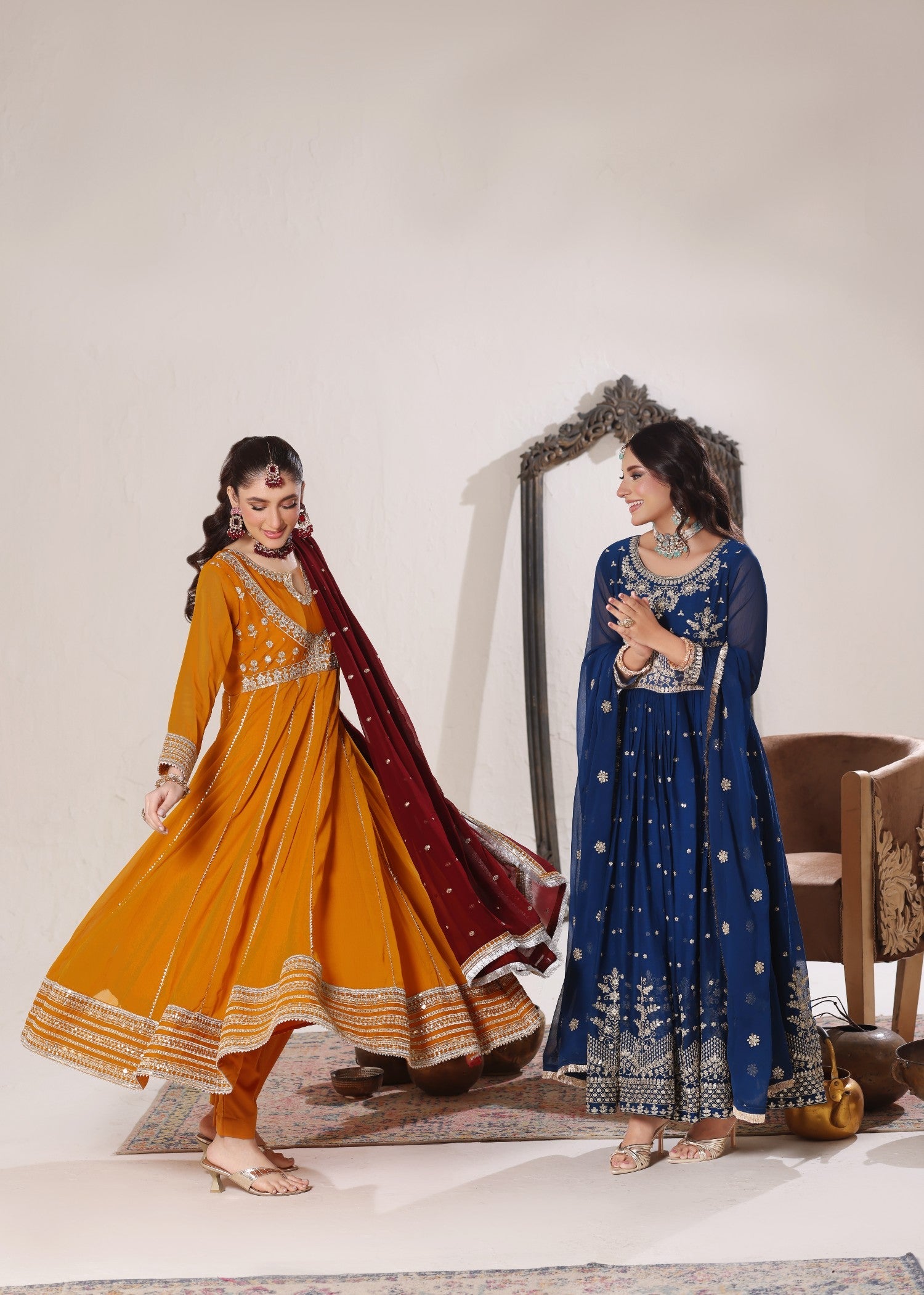 Abaan Zohan Hooriya Mustard Women 3pcs