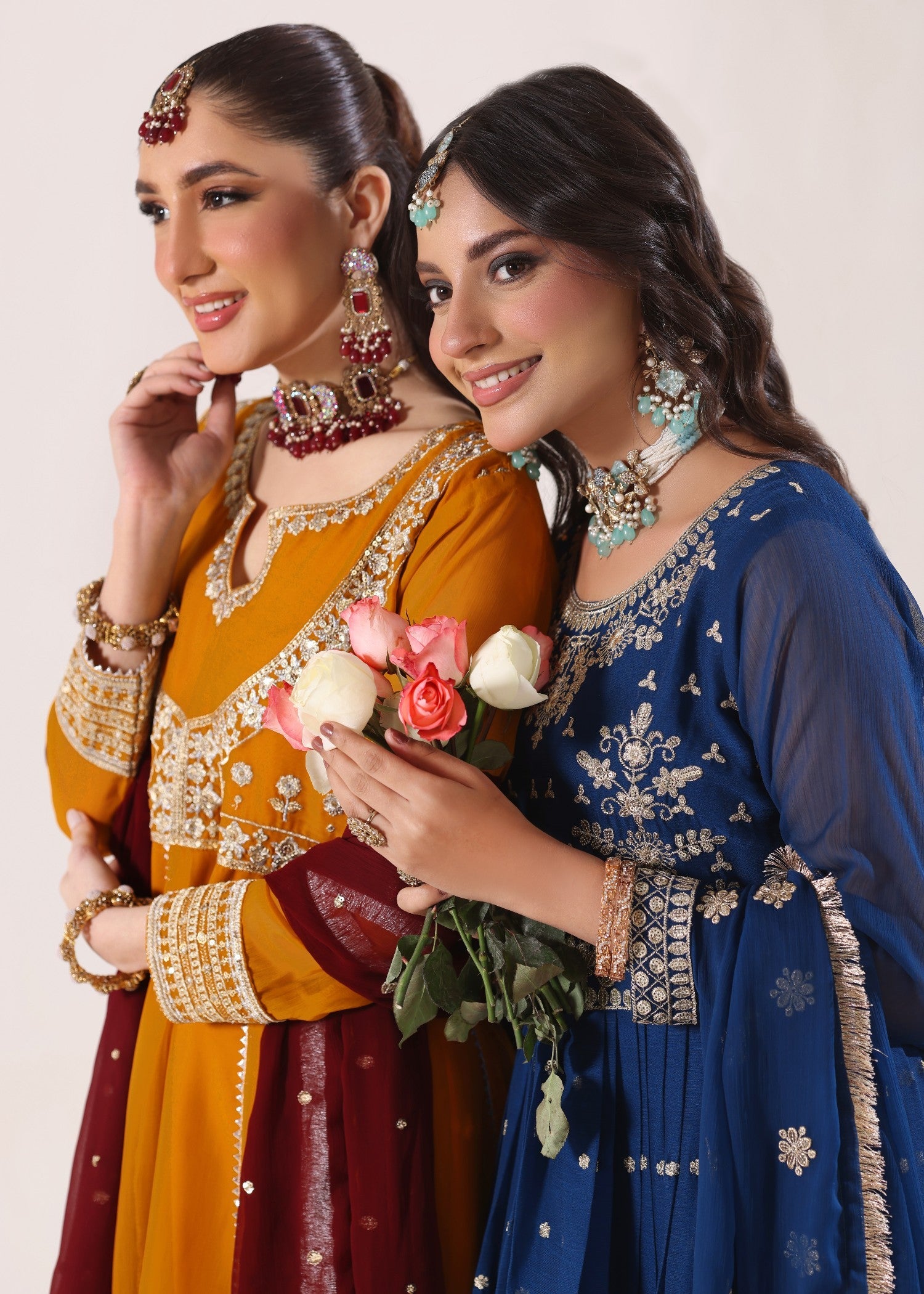 Abaan Zohan Hooriya Mustard Women 3pcs