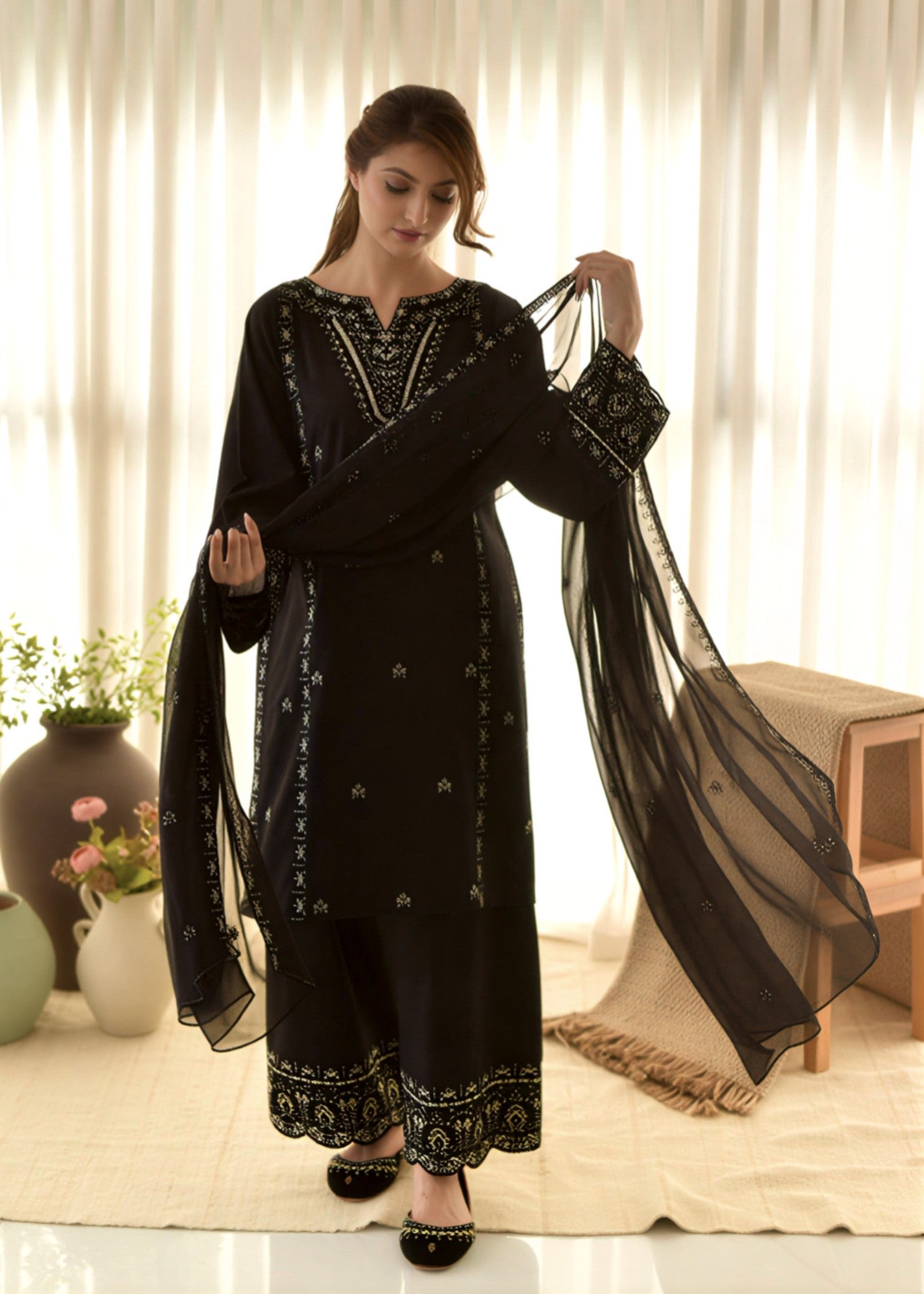 Tehzeeb Libas BAREEN Women 3pcs