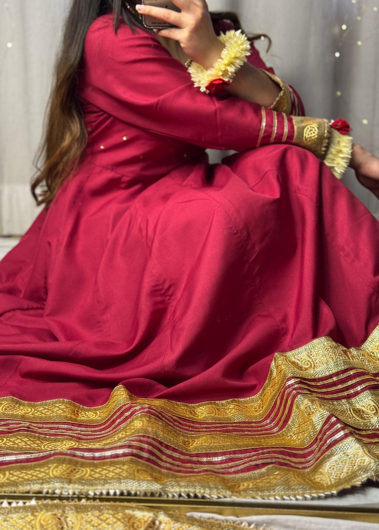 1 Mahoor Haven Mehroon mexi Women 3pcs