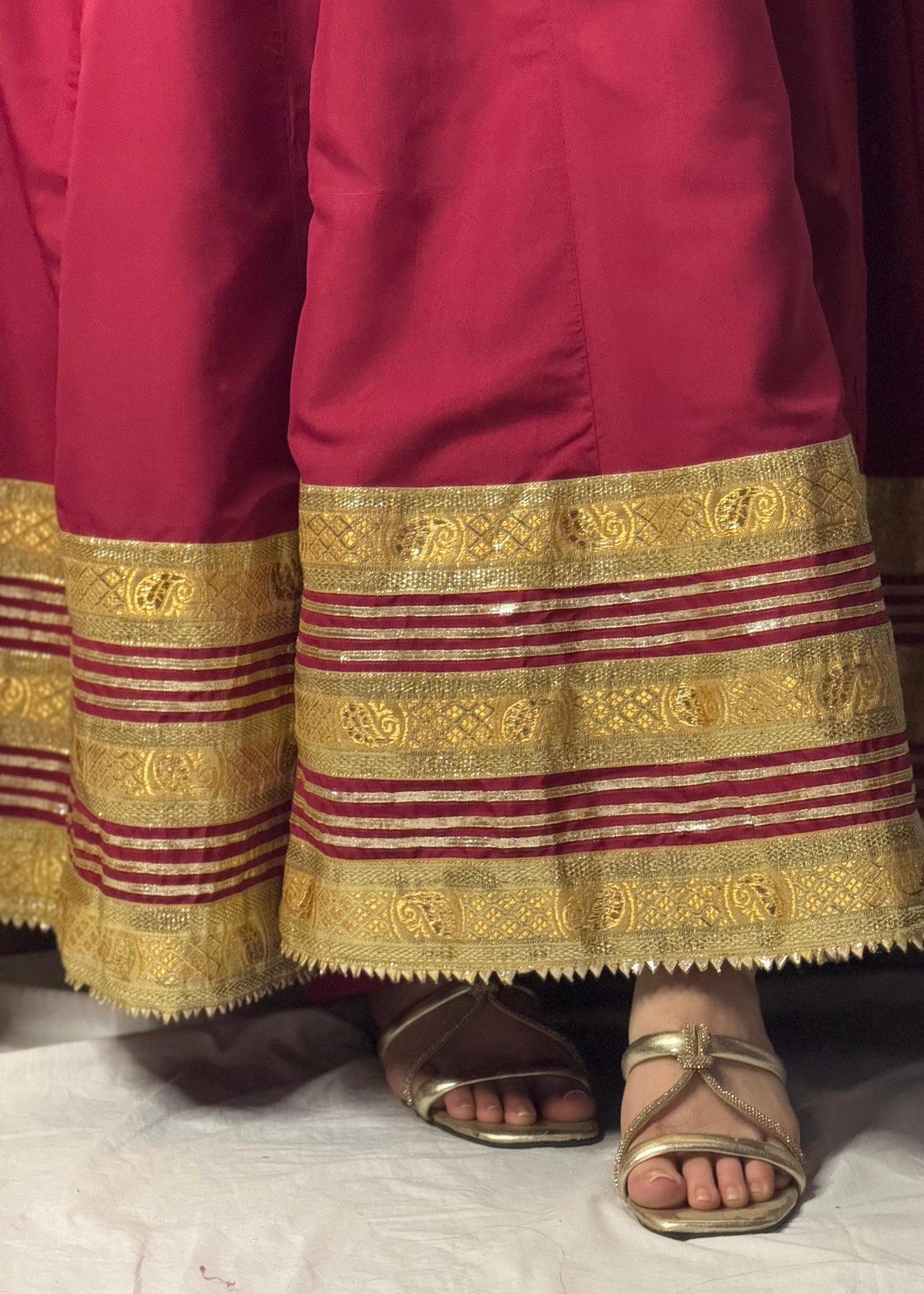 1 Mahoor Haven Mehroon mexi Women 3pcs