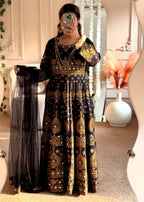 1 Mahoor Haven Black mexi New Women 3pcs