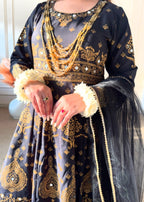 1 Mahoor Haven Black mexi New Women 3pcs