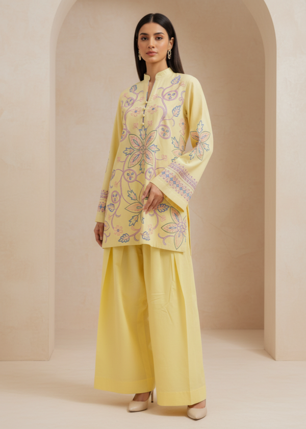 Kiara Zora – Embroidered Co ords Set Women 2pcs