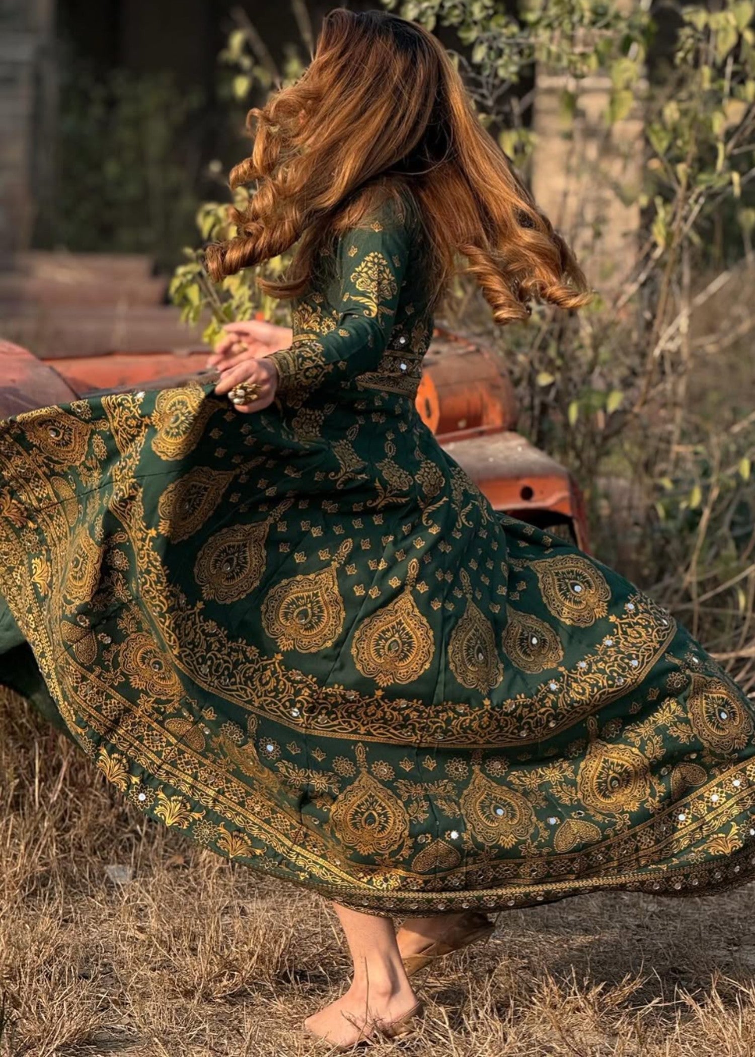 1 Mahoor Haven Green Maxi New Women 3pcs