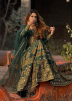 1 Mahoor Haven Green Maxi New Women 3pcs