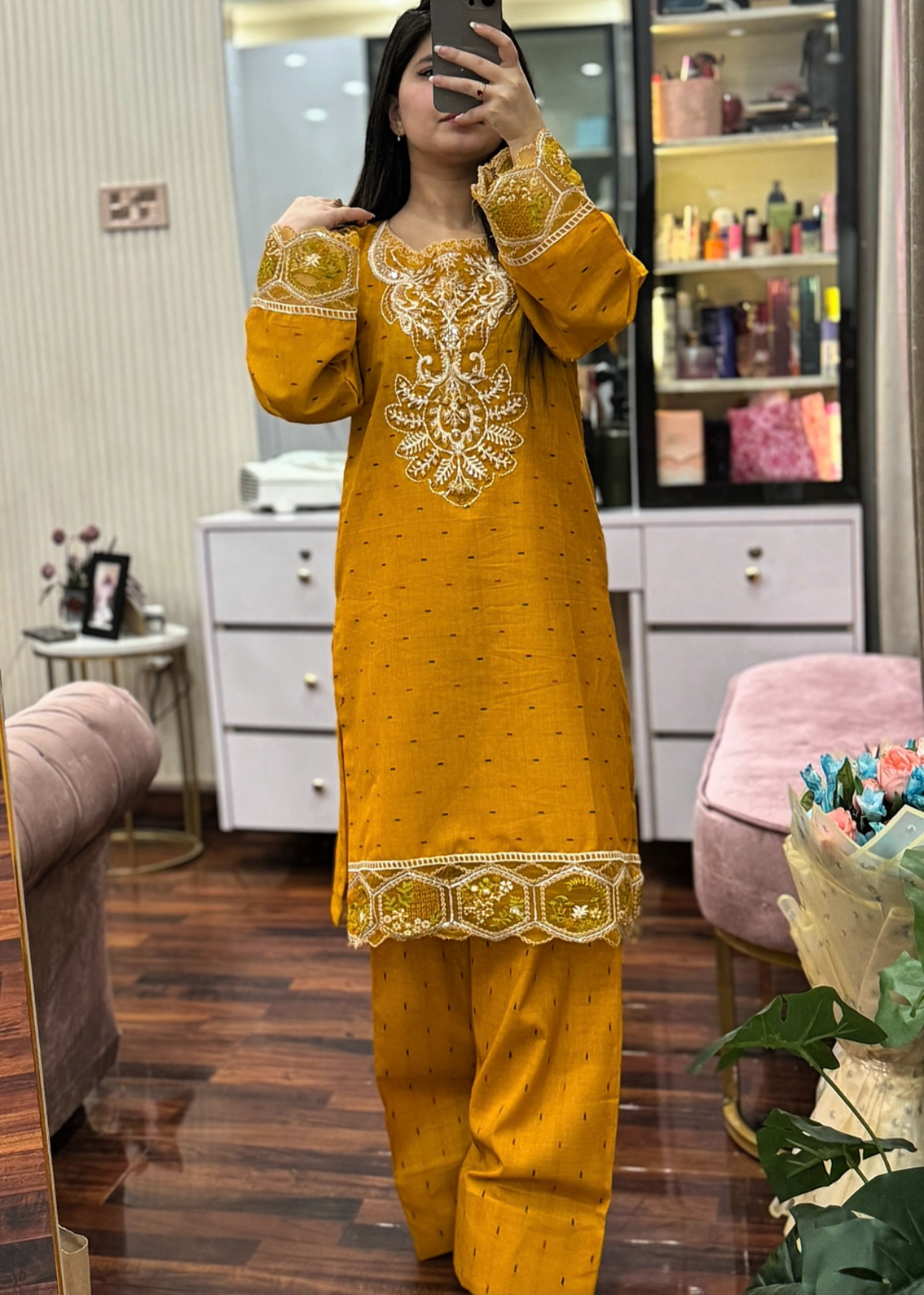 Tehzeeb Libas MUQADDAS EMBROIDERED Women 2pcs