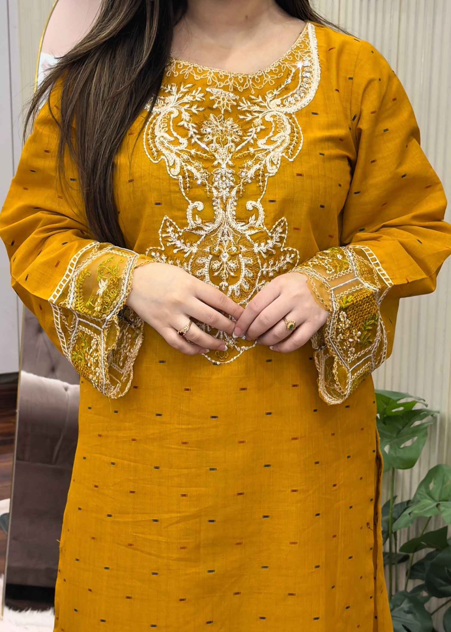 Tehzeeb Libas MUQADDAS EMBROIDERED Women 2pcs