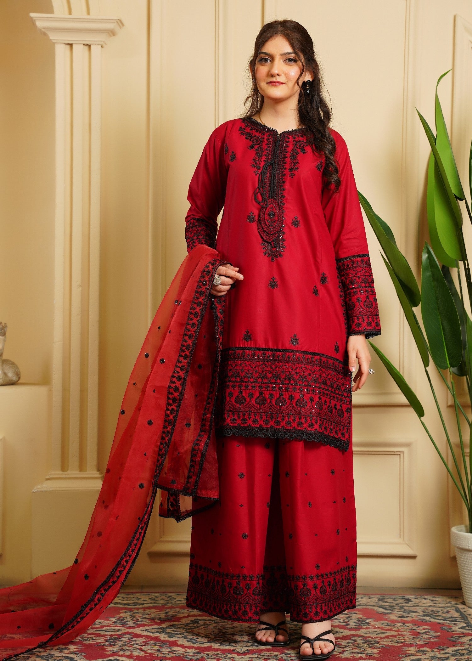 Rangoon Clothing Laal Roshan Women 3pcs