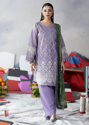 Meerak Pret Embroidered Lawn Suit 02 Women 3pcs