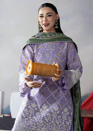 Meerak Pret Embroidered Lawn Suit 02 Women 3pcs