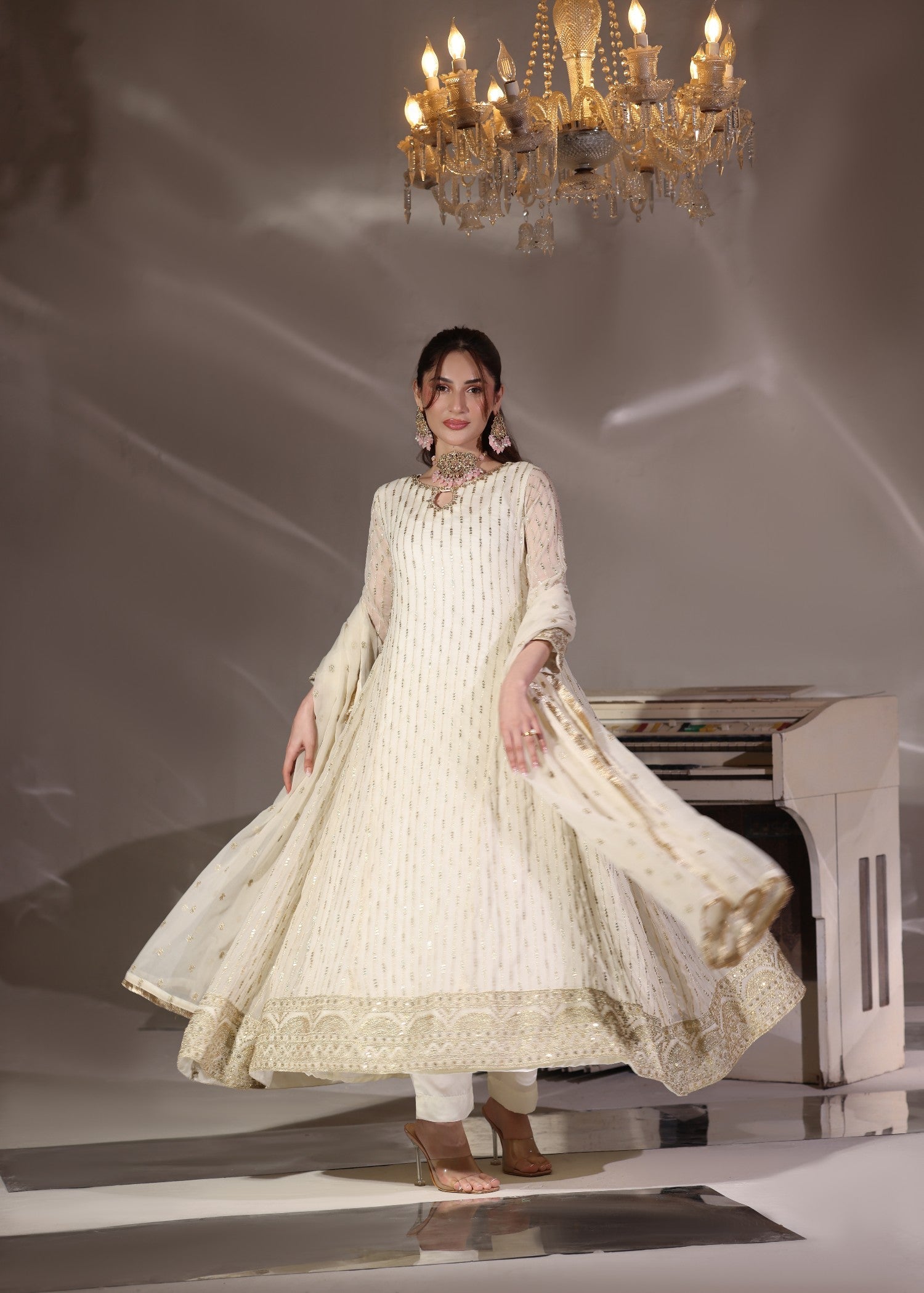 Abaan Zohan Ruby off White Women 3pcs