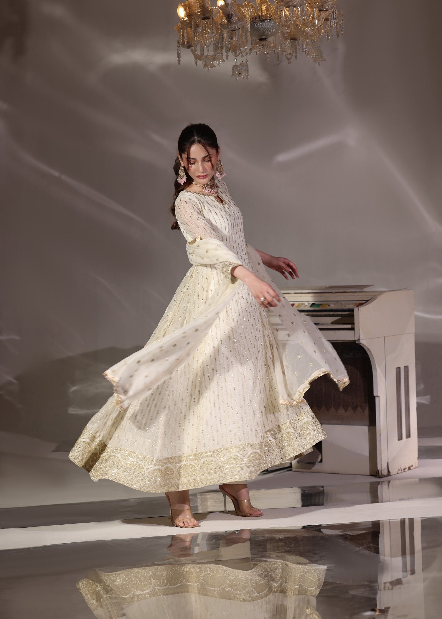 Abaan Zohan Ruby off White Women 3pcs