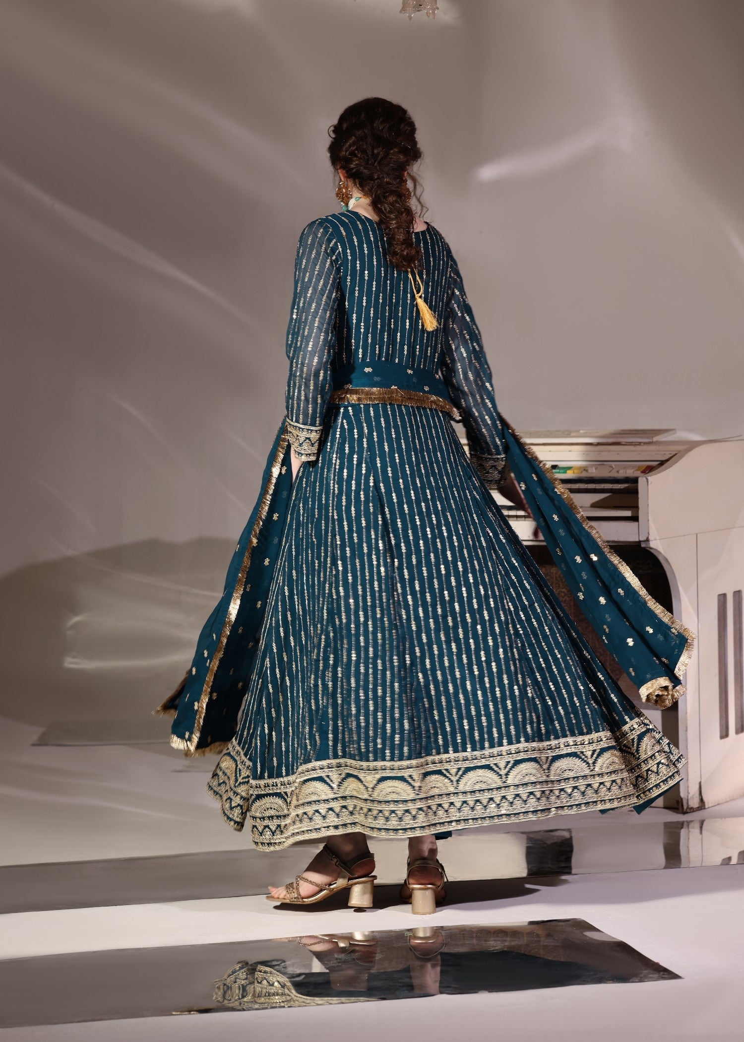 Abaan Zohan Ruby Peacock Women 3pcs