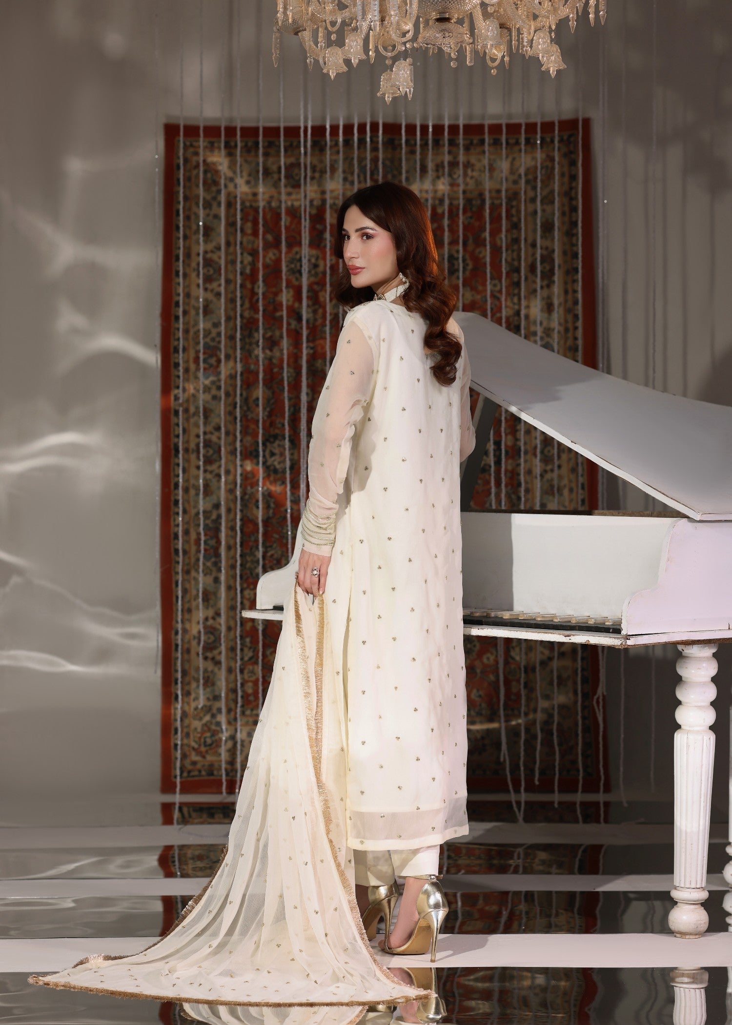 Abaan Zohan Tehzeeb off White Women 3pcs