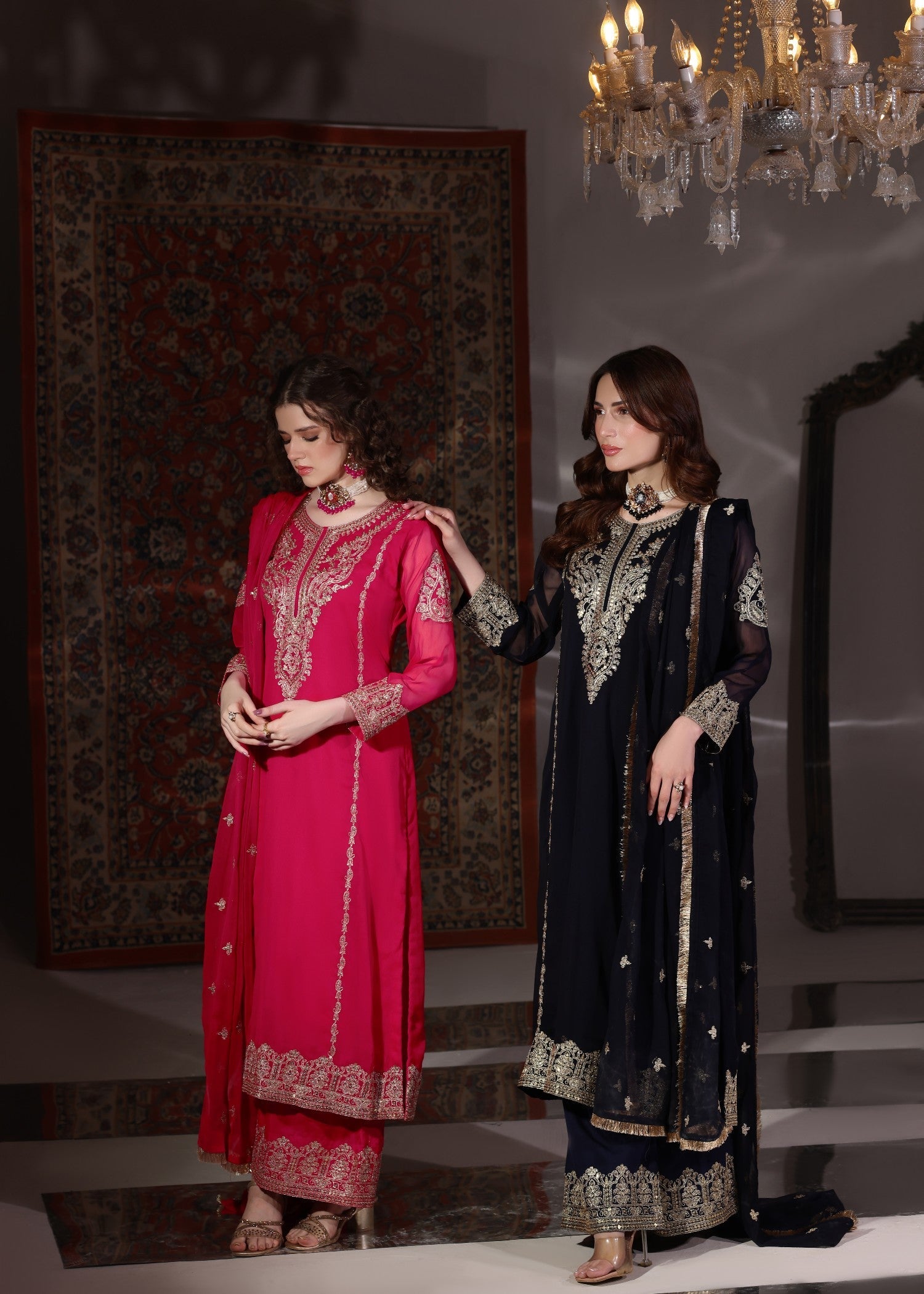 Abaan Zohan Andaz Pink Women 3pcs